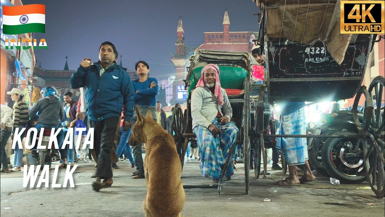 KOLKATA INDIA 🇮🇳 | New Market One of the Busiest Markets in the World (4K HD) Walk ! No Talking 