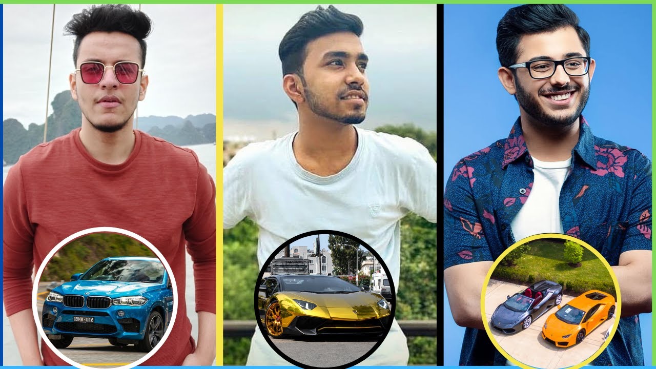 New List Of Top 5 Indian Gamers Cars Collection, Income & Net worth - Total Gaming,Techno Gamerz