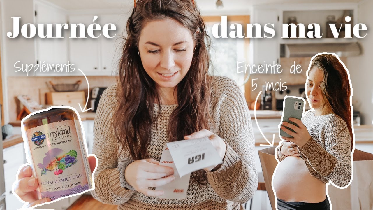 UNE JOURNÉE DANS MA VIE | Bumpdate, repas, skincare, lectures du moment...