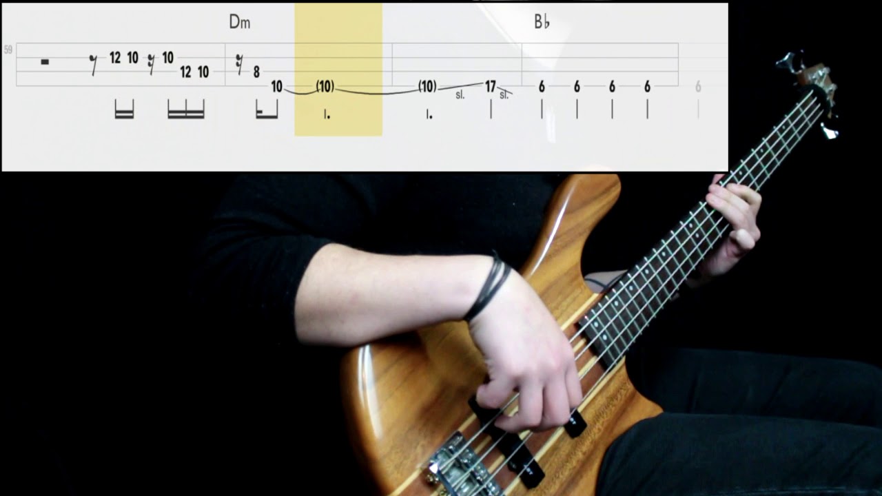 Paramore - Told You So (Bass Cover) (Play Along Tabs In Video)