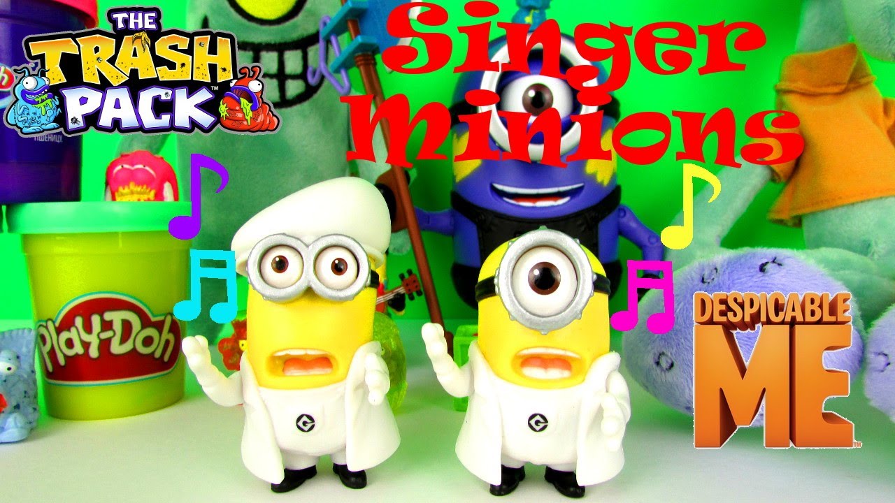 Despicable Me Minion Made Singer Figures Toys Funny Toy Review For Kids & Family