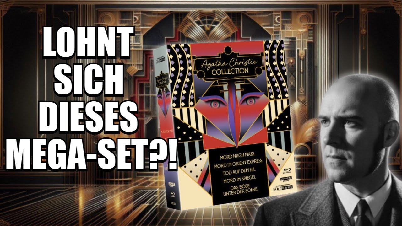 Agatha Christie Collection - 4K-Remastered (5 4K-UHDs+5 Blu-rays) - REVIEW | UNBOXING