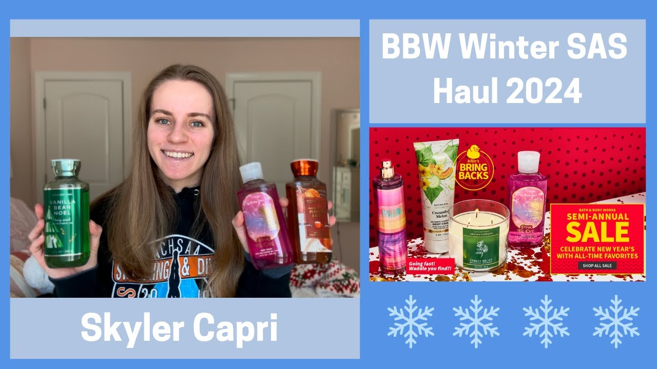 Bath & Body Works Winter SAS 2024 Haul | SAS Wrap-Up!