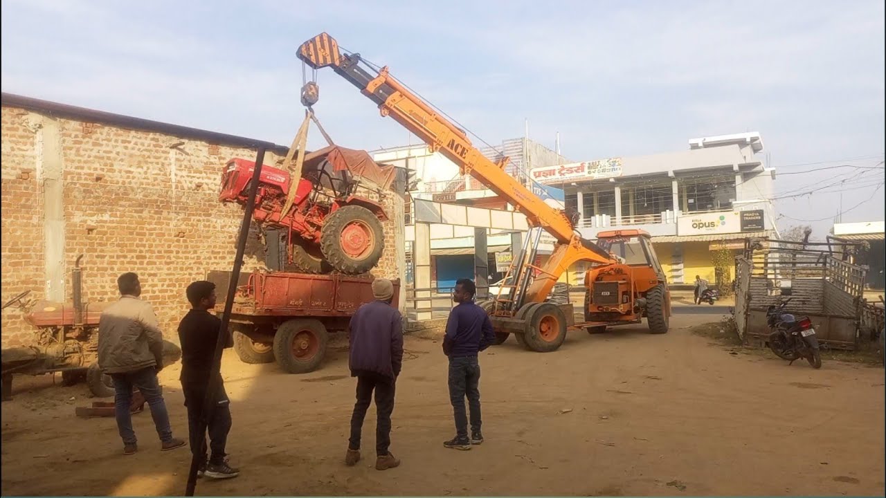 Tractor Trolley Accident 😱 | Mahindra 275 DI Tractor Ko Crane Se Uthakar Neeche Utara | Full Video