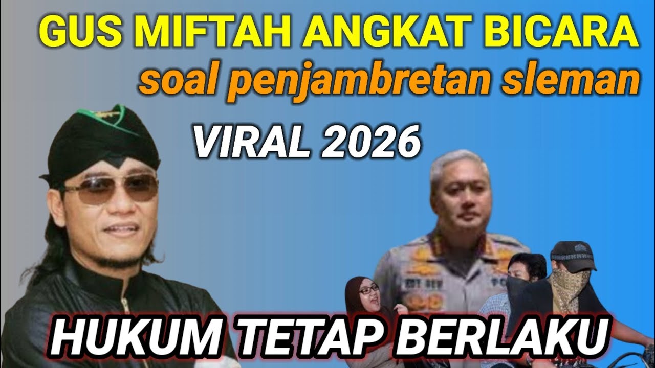 Gus Miftah angkat bicara soal korban jambret yang lagi heboh