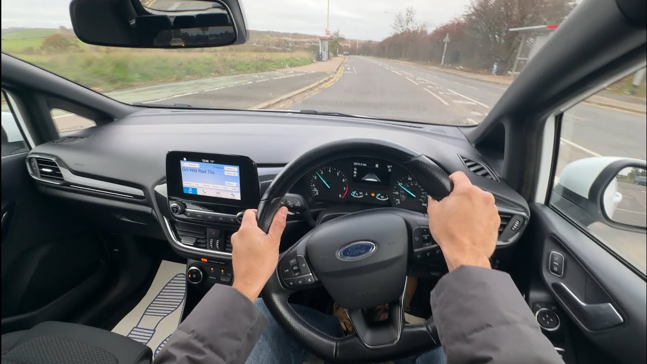 Ford Fiesta ST Line Mk8 Interior POV Test Drive Review CORNERING ACCELERATION