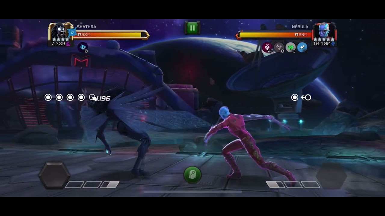 Shathra (****) (7339) vs Nebula (*****) (16100)