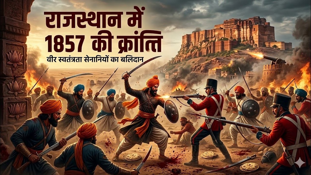 राजस्थान में 1857 की क्रांति की पूरी कहानी | Rajasthan History | पूरा ऑथेंटिक | #1857 #history 