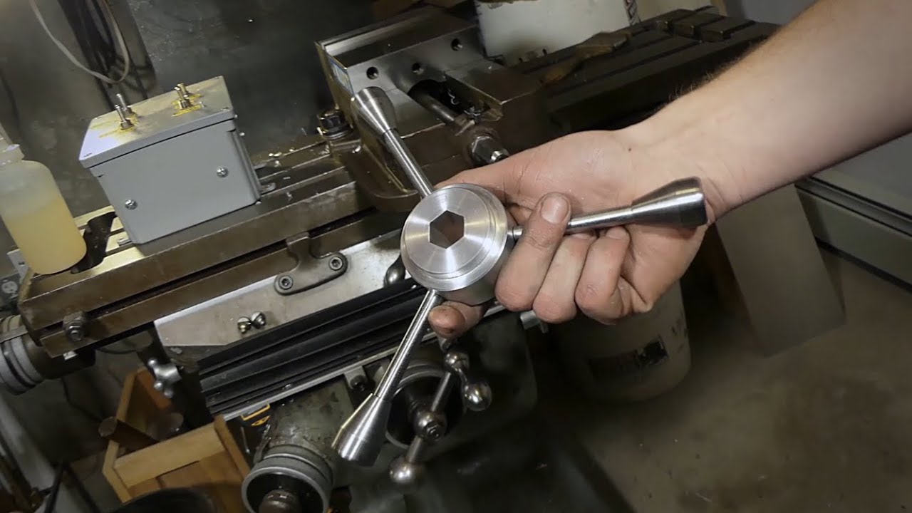 Making a Speed Handle for a Milling Vise (How to broach a hex pattern on a mill)