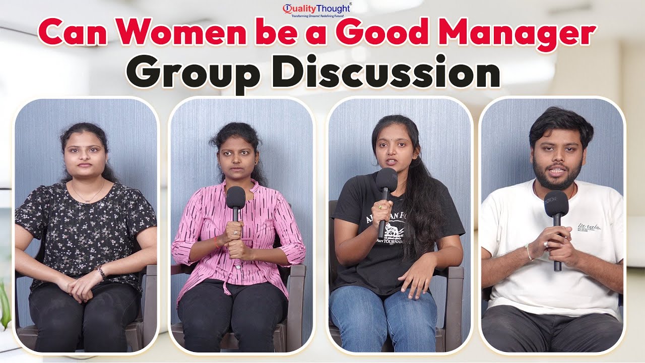 Can Women Be Good Managers? | Group Discussion