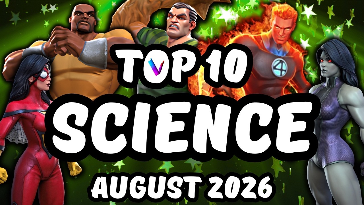 10 лучших научных чемпионов в MCoC &mdash; Тир-лист от Vega &mdash; август 2026 г.