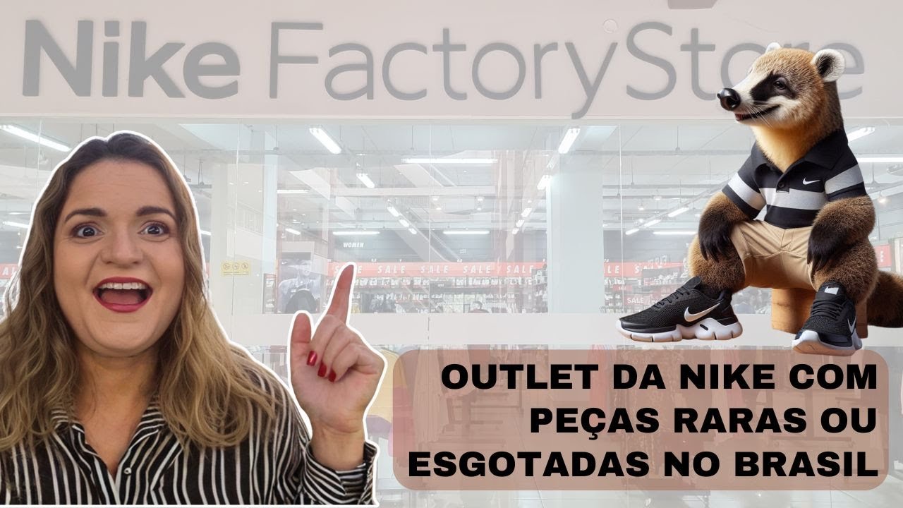 Loja Outlet da Nike no Paraguai com descontos e peças raras