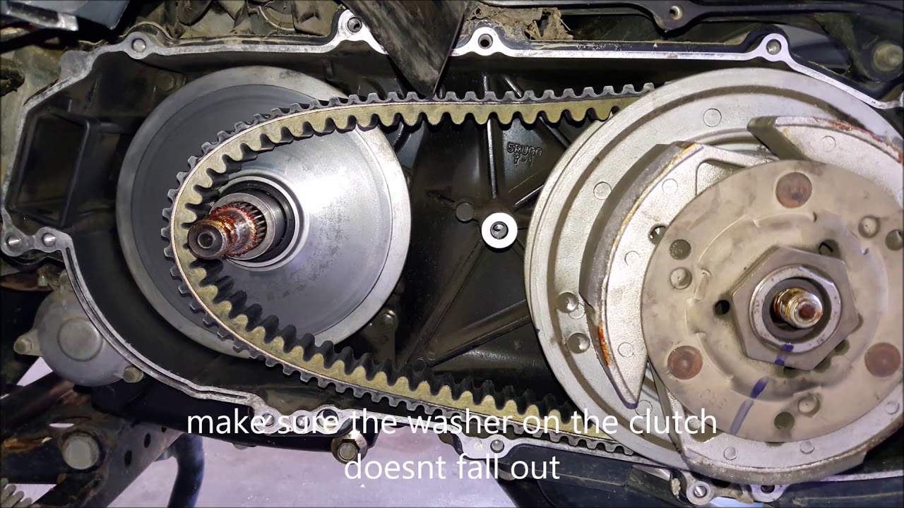 2005 yamaha majesty 400 belt and Dr  pulley roller install