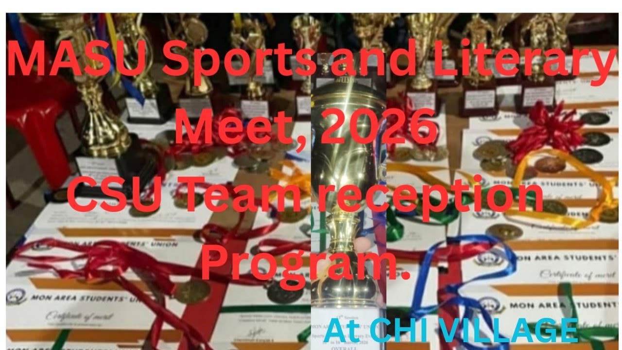 MASU Sports Reception Program.CHI PLAYERS RECEIVED(29)PRIZES FROM MASU SPORTS & LITERARY MEET2026. 