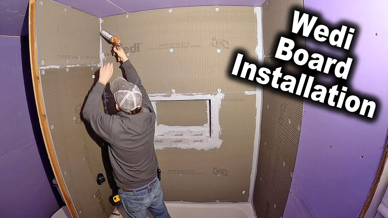 How to Install Wedi Board to Waterproof Shower Surround