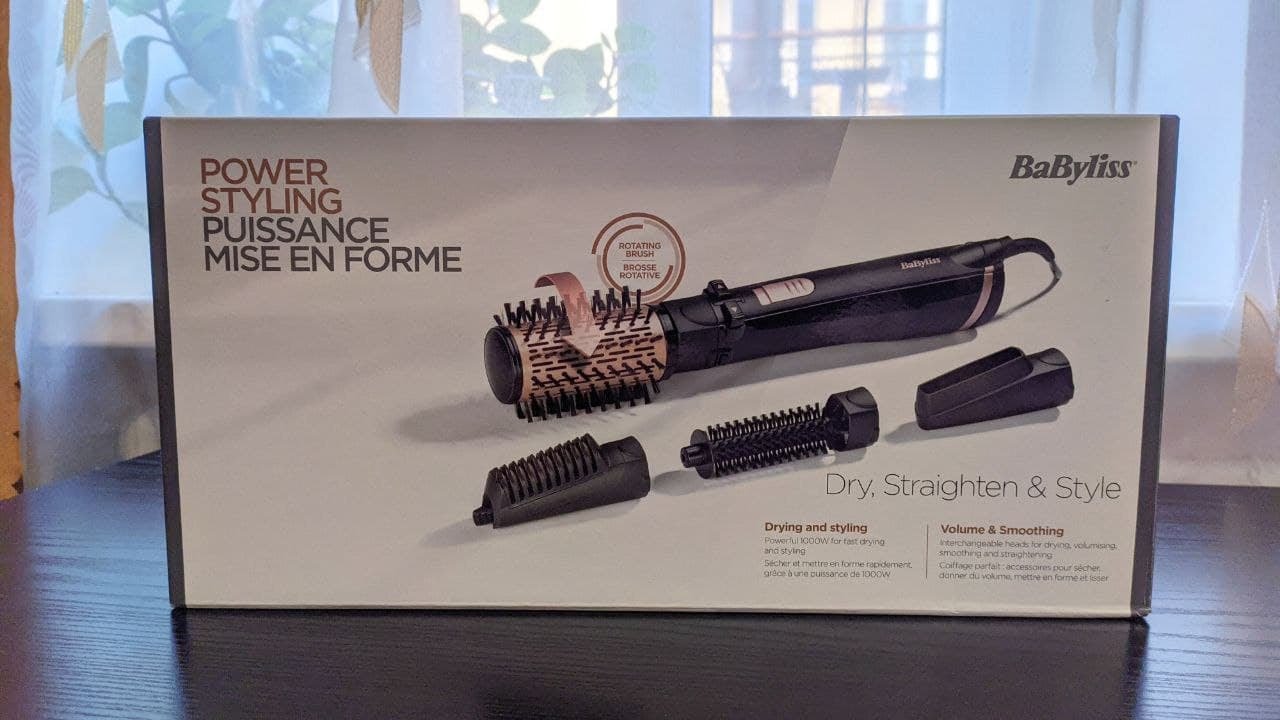 Распаковка фен щетки BABYLISS AS200E из Rozetka