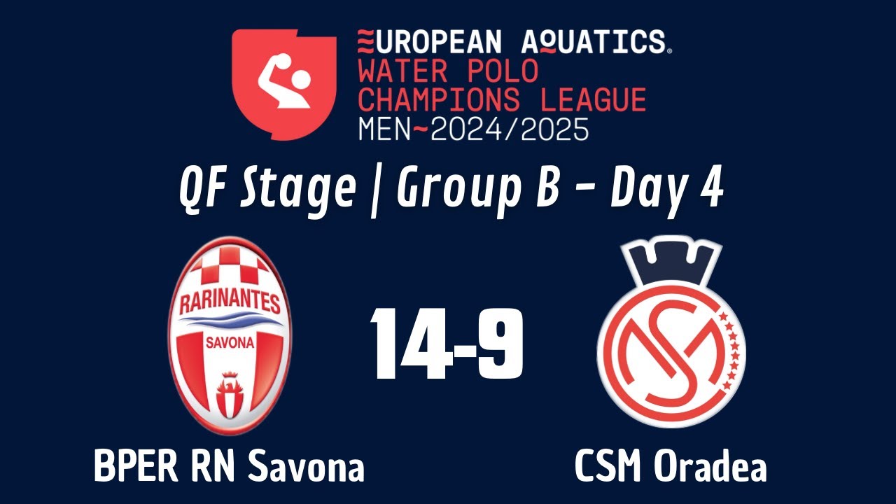 BPER RN Savona 🆚 CSM Oradea 14-9