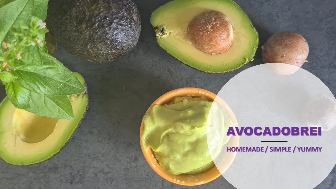 Homemade Avocadobrei / Obstbrei / Babybrei / 6+ Monate Alte Babys #shorts
