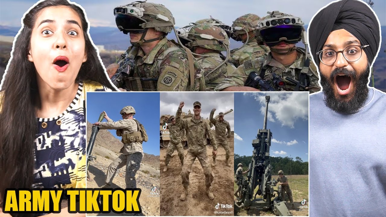 Indians REACT to Best USA Military Tik Toks!