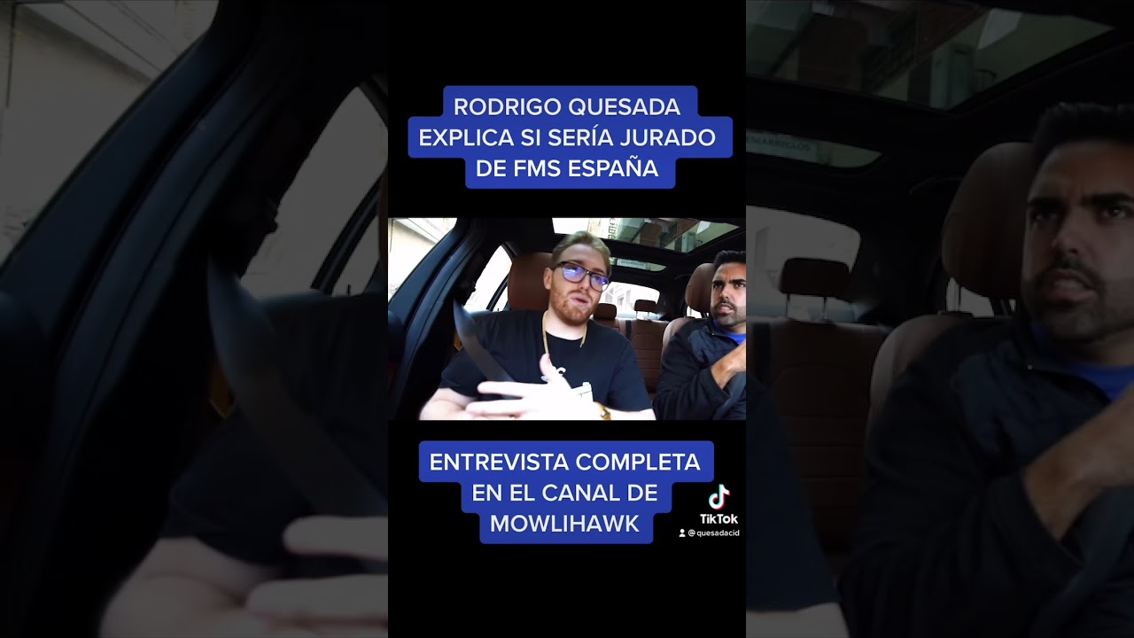 RODRIGO QUESADA EXPLICA SI SER&Iacute;A JURADO DE FMS ESPA&Ntilde;A