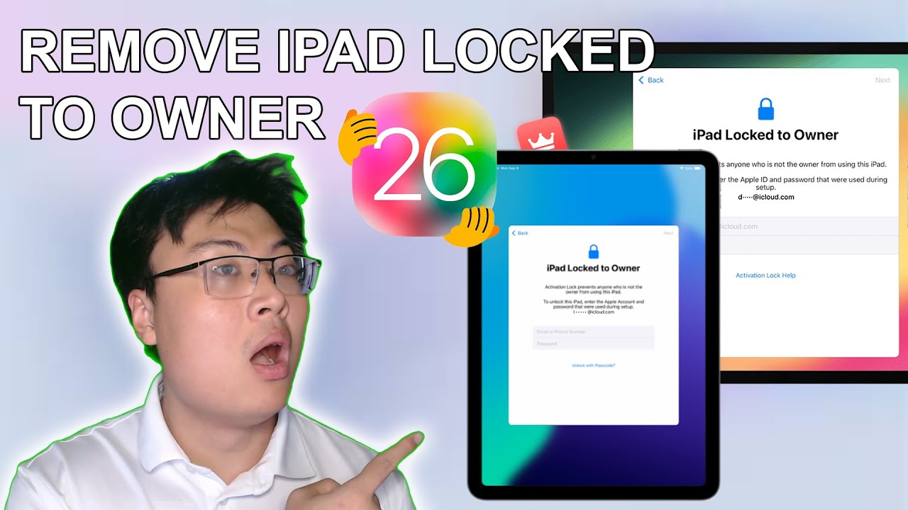 iPad заблокирован для владельца | Обойти блокировку активации iCloud на iPad без Apple ID