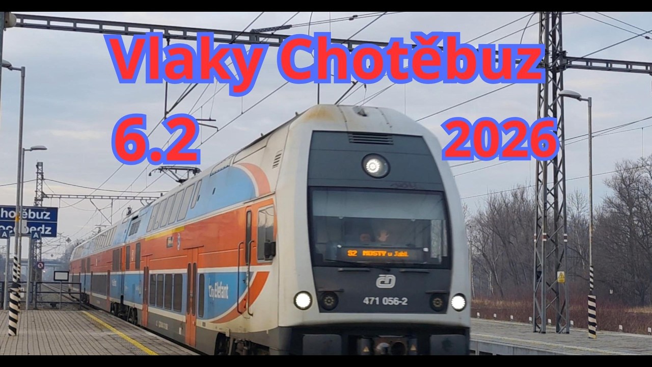 Vlaky Chotěbuz 6.2.2025