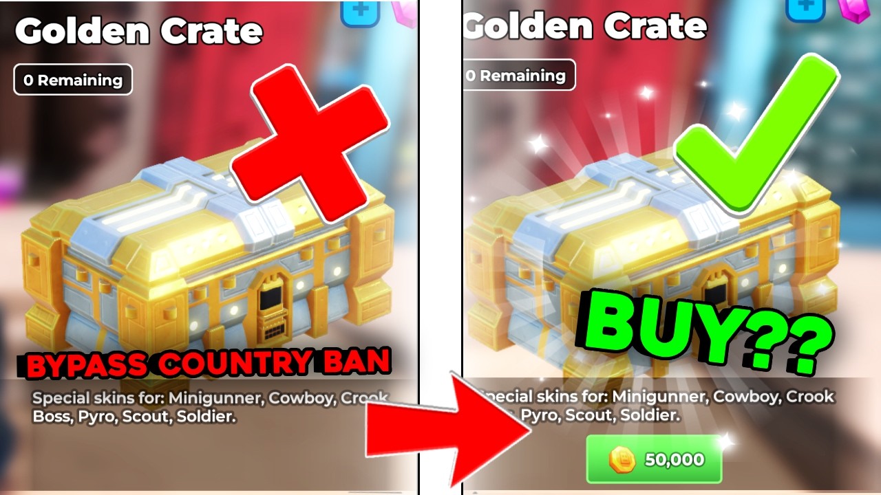 UNABLE TO BUY CRATES IN TDS [BYPASS] ✅