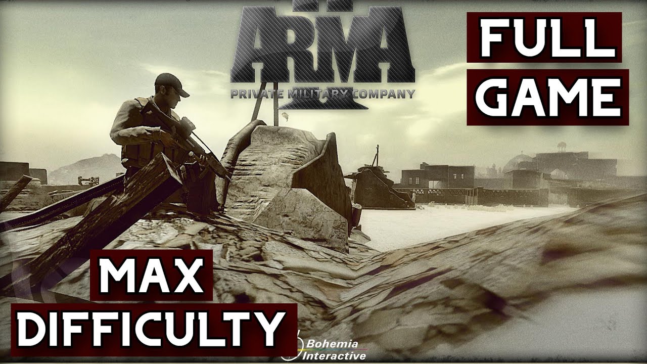 Arma 2 | FULL GAME on EXPERT (MAX) DIFFICULTY (Harvest Red Campaign)  | No Commentary