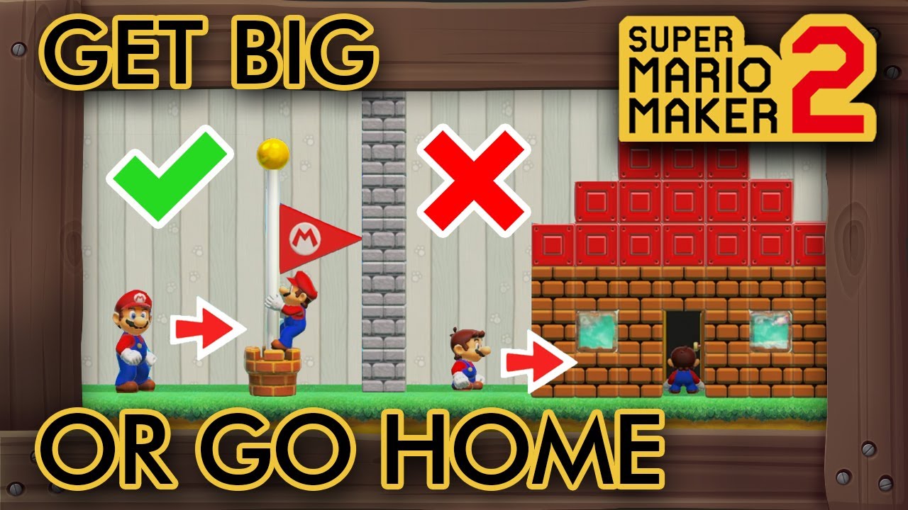 Super Mario Maker 2 - Get Big or Go Home