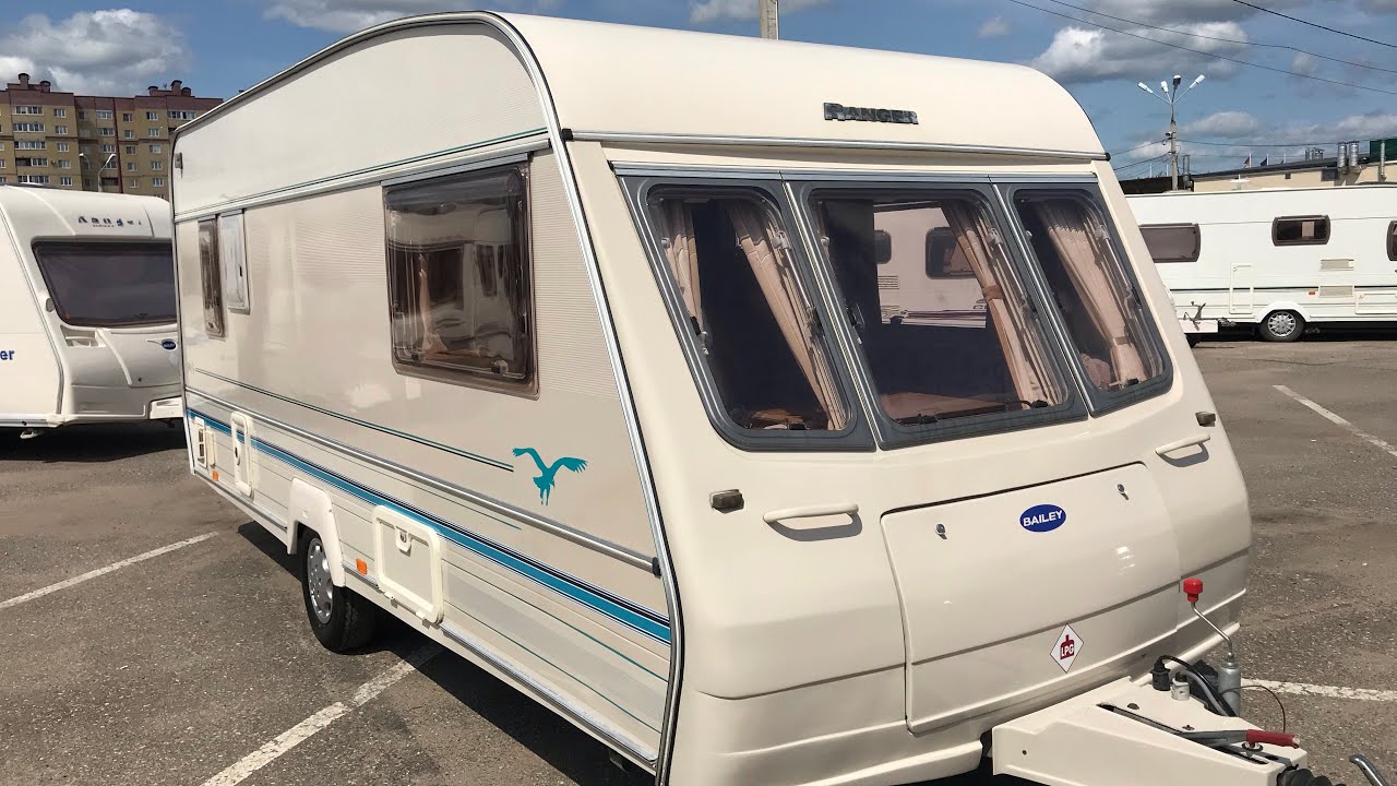 Обзор прицепа дача. Bailey Ranger 500/5. Цена 360тысяч. Год 1997. Пяти местный .