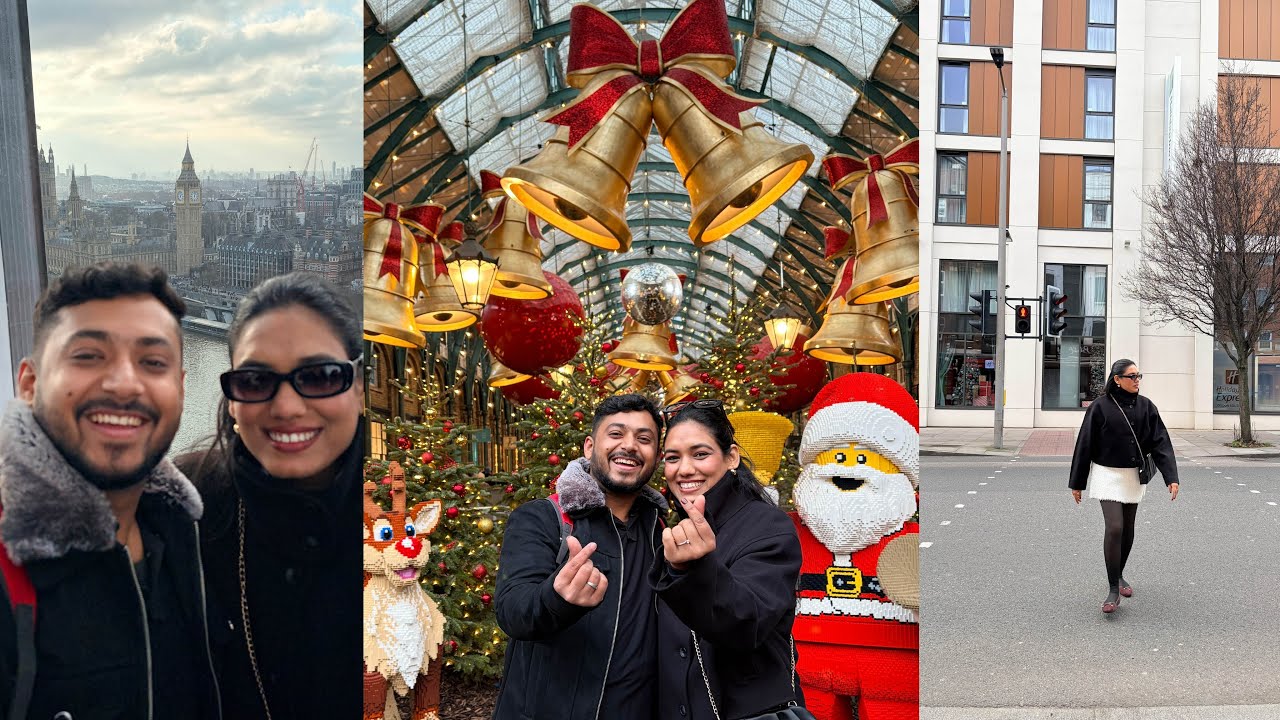 UK trip Day 3 - LONDON | London eye, Christmas Markets
