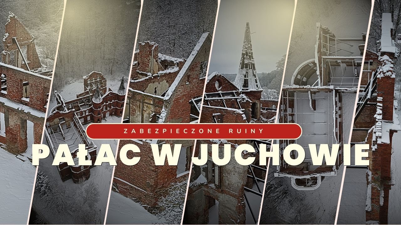 Pałac w Juchowie. Ruiny zostały zabezpieczone