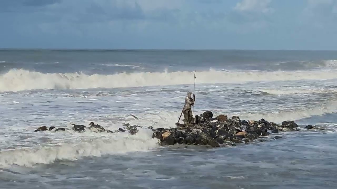 13 Settembre 2024 mareggiata presso il pontile di Ostia