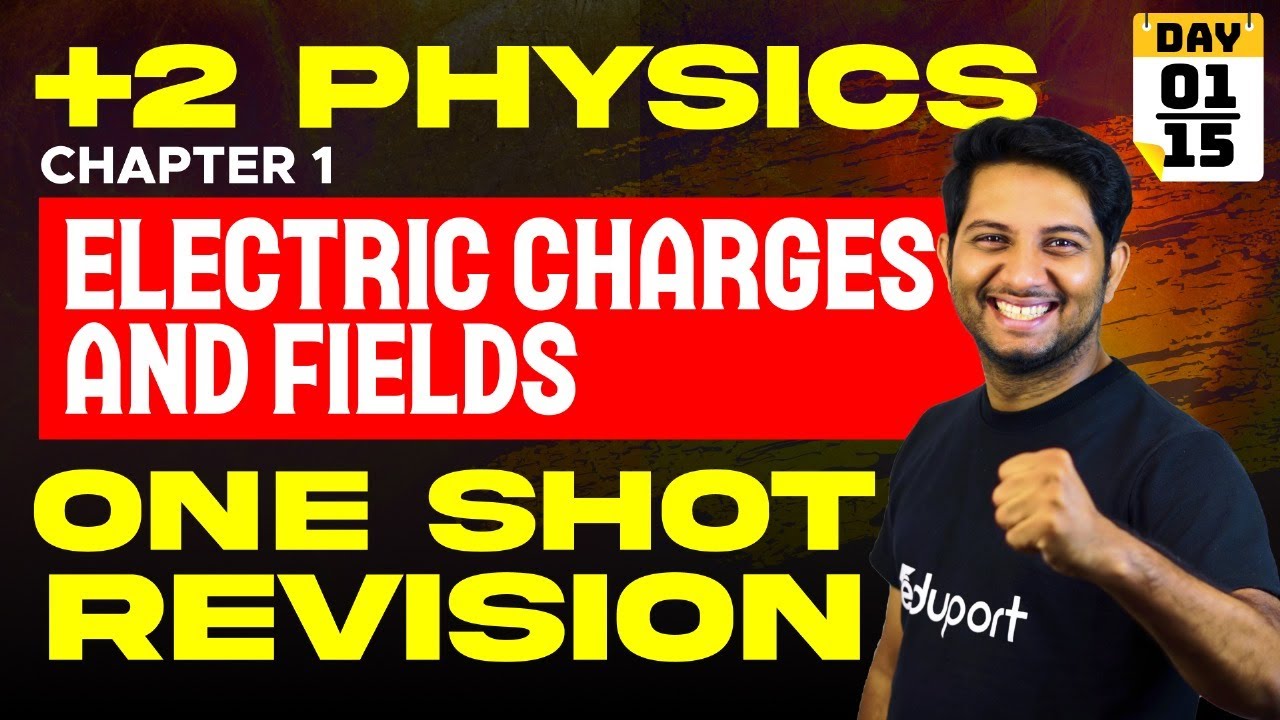 Plus Two Physics | Chapter 1 | Electric Charges and Fields - One Shot | Eduport