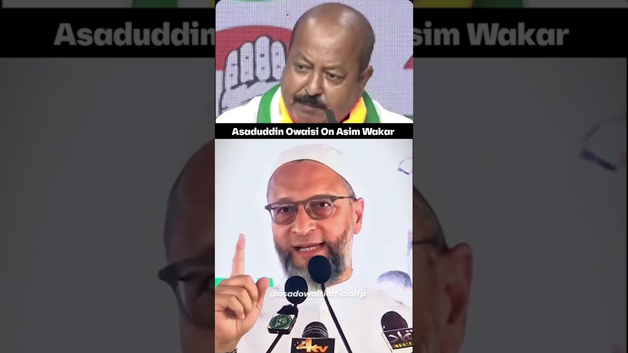 Asaduddin Owaisi On Aasim Wakar. | #asaduddinowaisi #asimwaqar #aimim #congress #viral #news #shorts