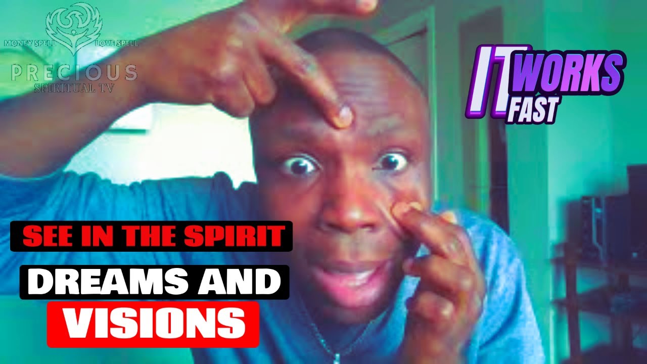 DO THIS...TO OPEN YOUR SPIRITUAL EYES TO SEE THINGS