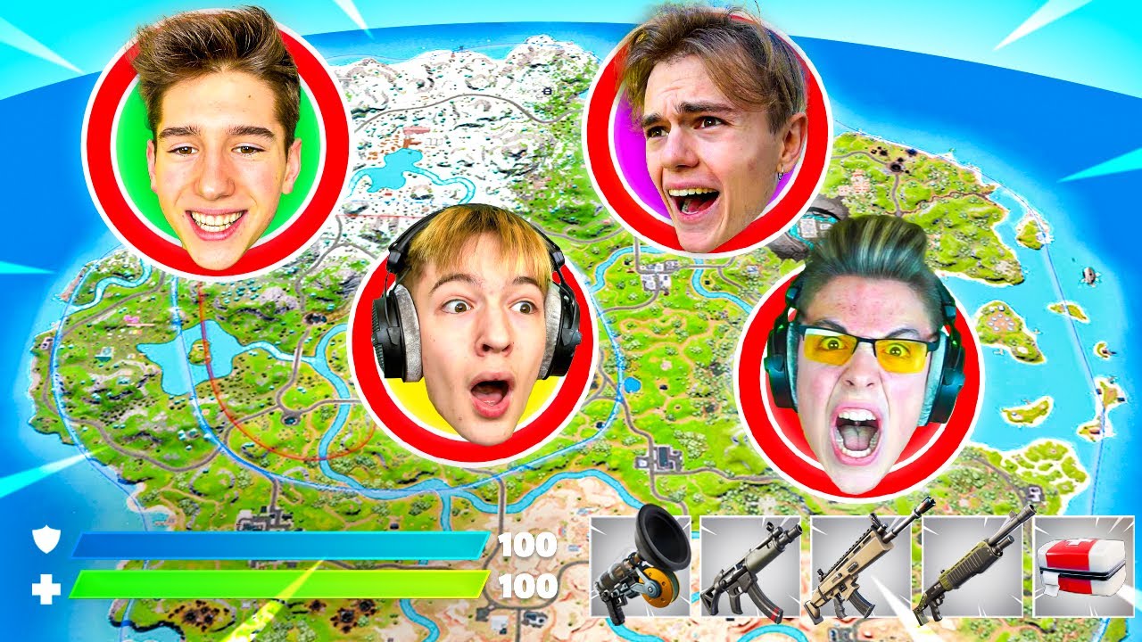 SFIDO i MIEI AMICI NELLA STESSA PARTITA con SOLO ARMI BIANCHE!! 😱 Fortnite ITA