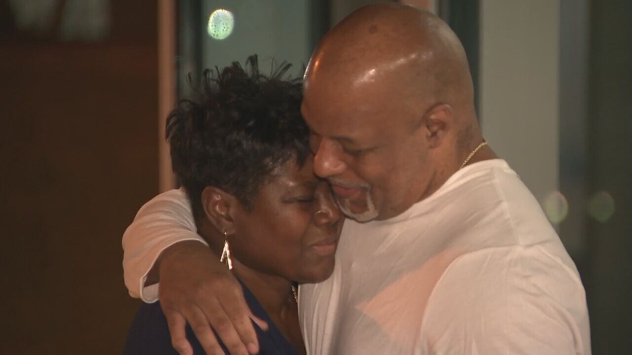 WATCH: Father who served 23 years for shaken baby death gets new trial, reunites with family