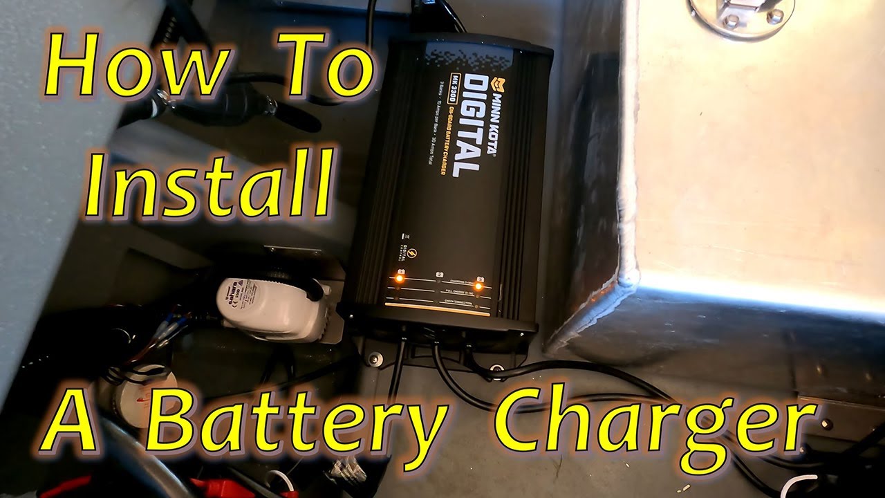 Installing an Onboard Battery Charger in a Boat