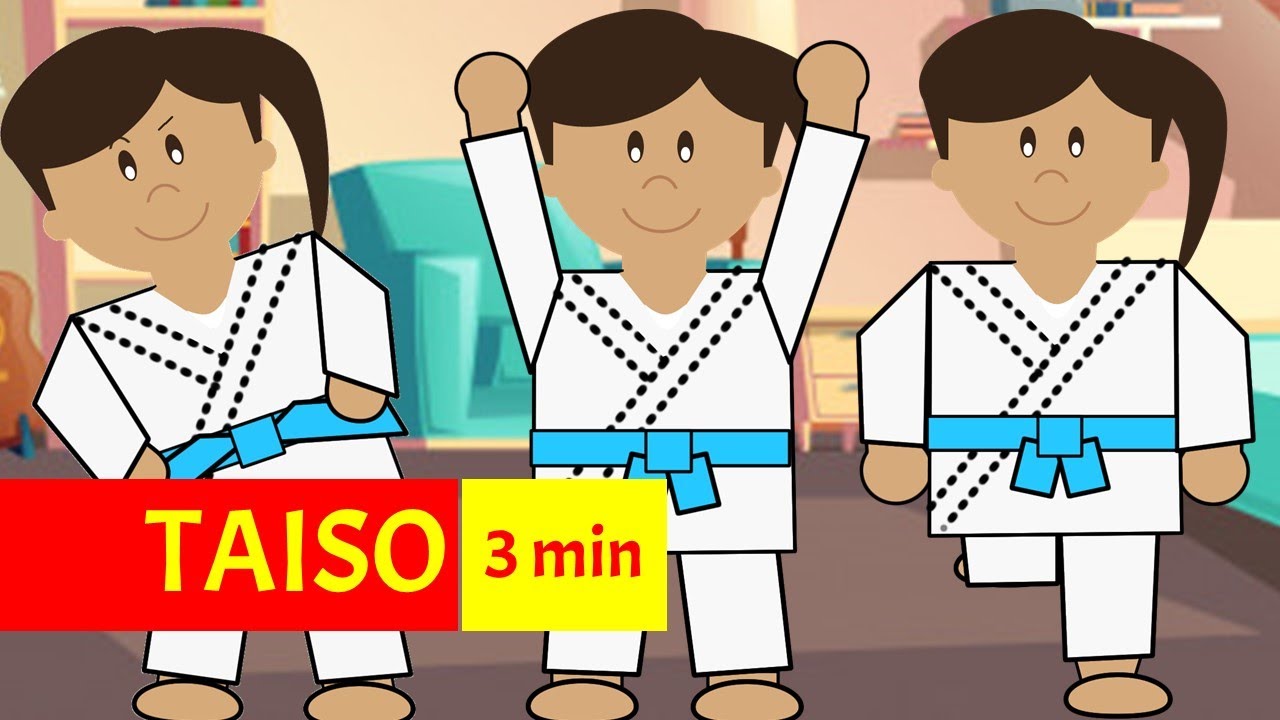 Alongamento e Aquecimento Infantil Taiso Atividade Física para Criança Judoquinhas | Judo Infantil