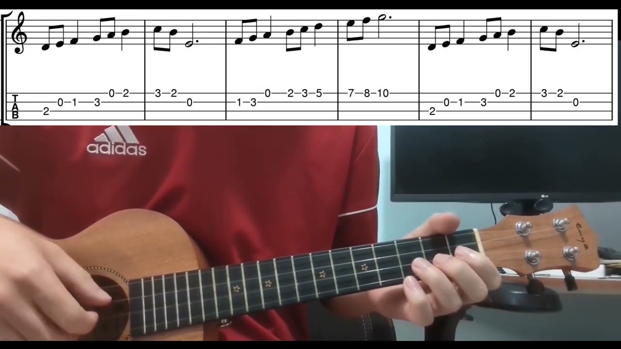 Lost Woods (Saria's Song) The Legend Of Zelda - Easy Beginner Ukulele Tabs With Playthrough Tutorial