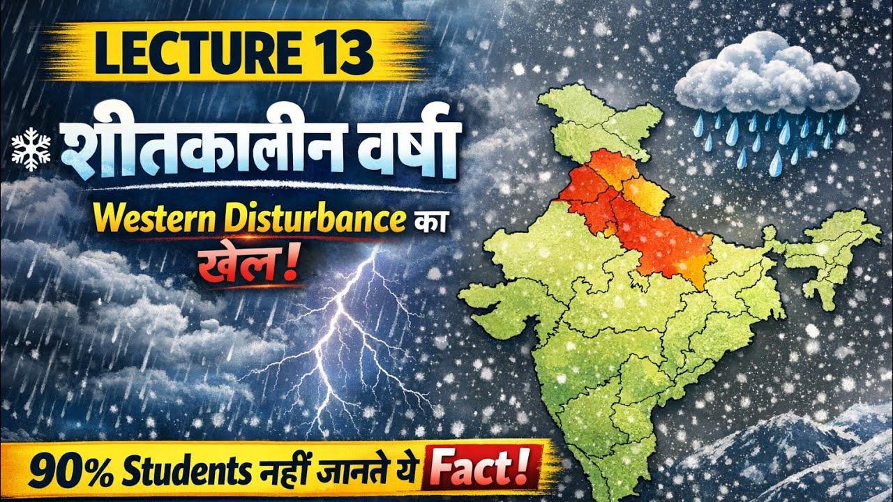 Lecture 13 - शीतकालीन वर्षा