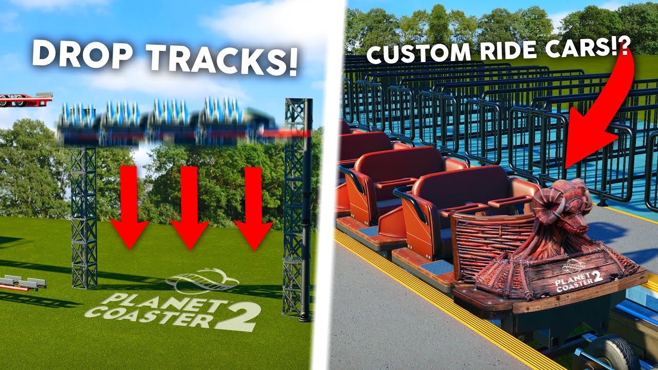 NEW Planet Coaster 2 Gameplay & Drop Tracks CONFIRMED!!