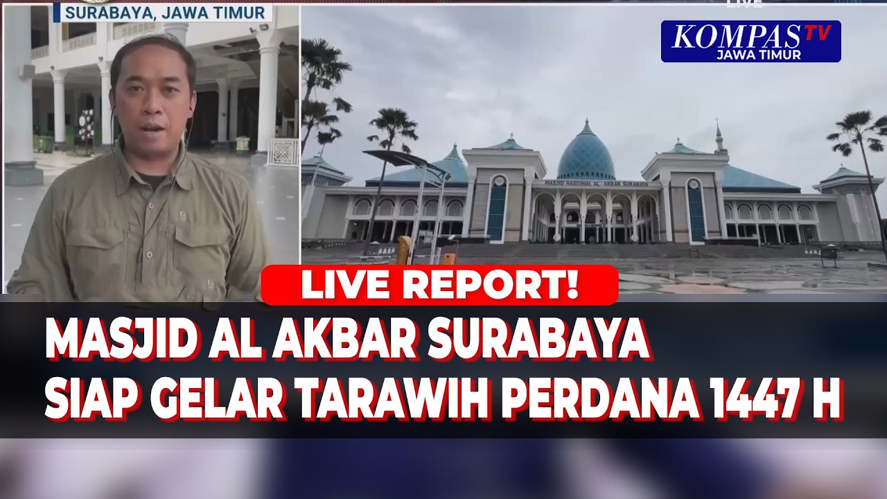 Masjid Nasional Al Akbar Surabaya Siap Gelar Tarawih Perdana 1447 H