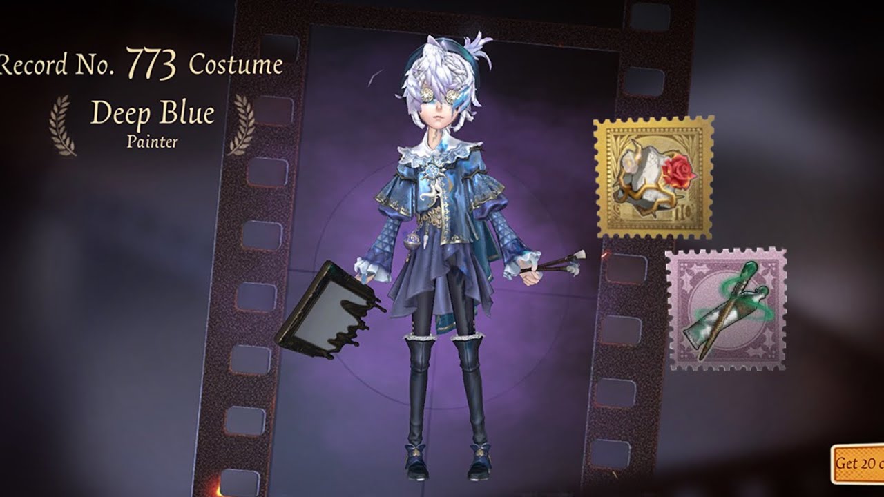 Identity V | Last But Not Least of COA IX Skin! Painter “Deep Blue” Gameplay! 