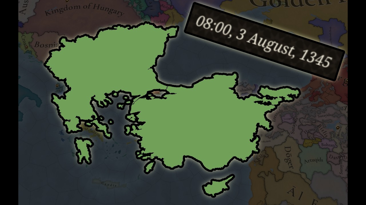 I Conquered CONSTANTINOPLE in 1339 as the Ottomans in Europa Universalis V! -Osman's Dream Episode 1