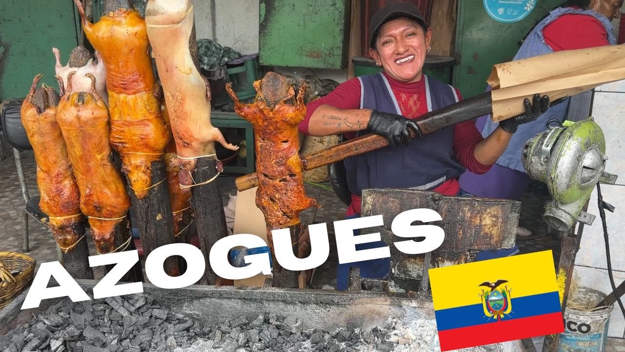 ❤️-AZOGUES-comí CUY😱 por primera vez-ECUADOR. #viral #destacar #viajesporelmundo