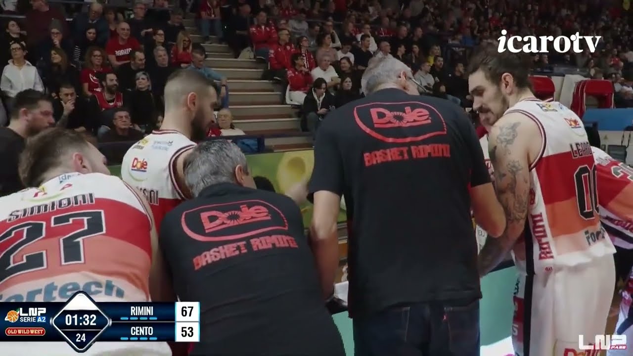 Dole Basket Rimini-Sella Cento 88-66, il servizio