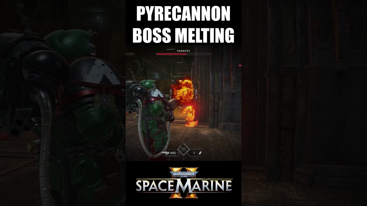 PYRECANNON HEAVY BOSS DAMAGE IS NUTS #spacemarine2 #warhammer40k #gaming