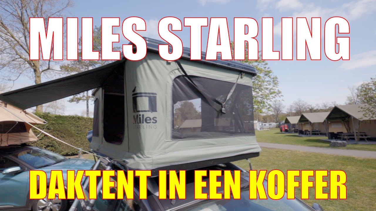 Daktent in een koffer? Miles Starling van Femkes Rooftoptents - Campingtrend